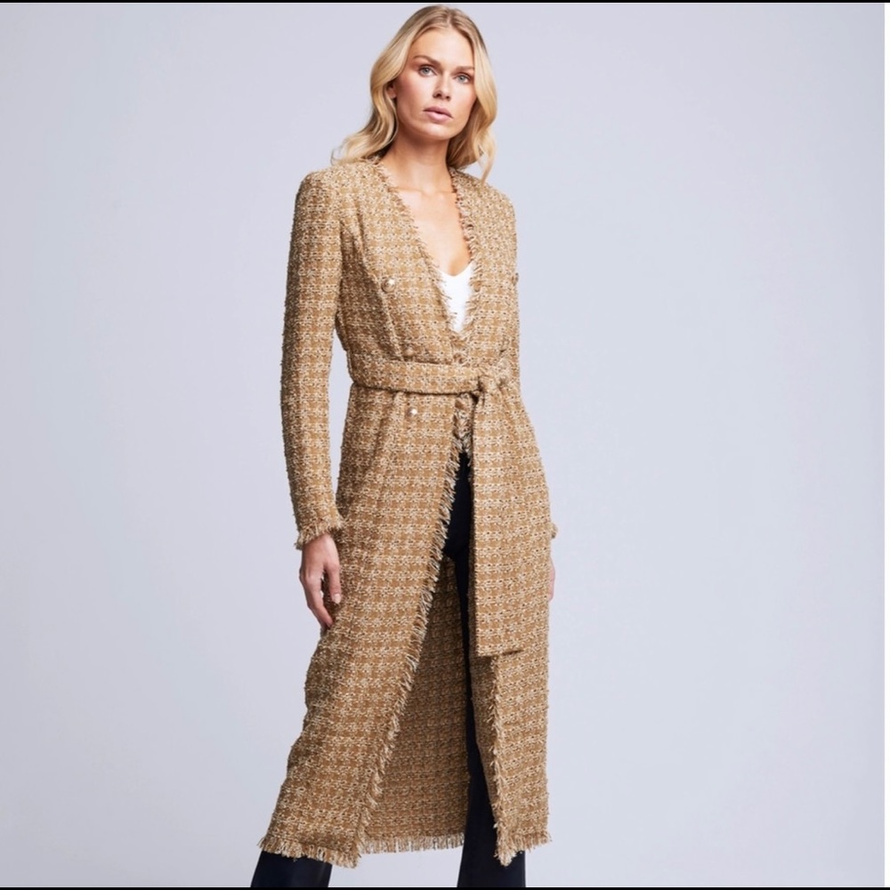 L’AGENCE Oakley Tweed Jack in Dark Camel